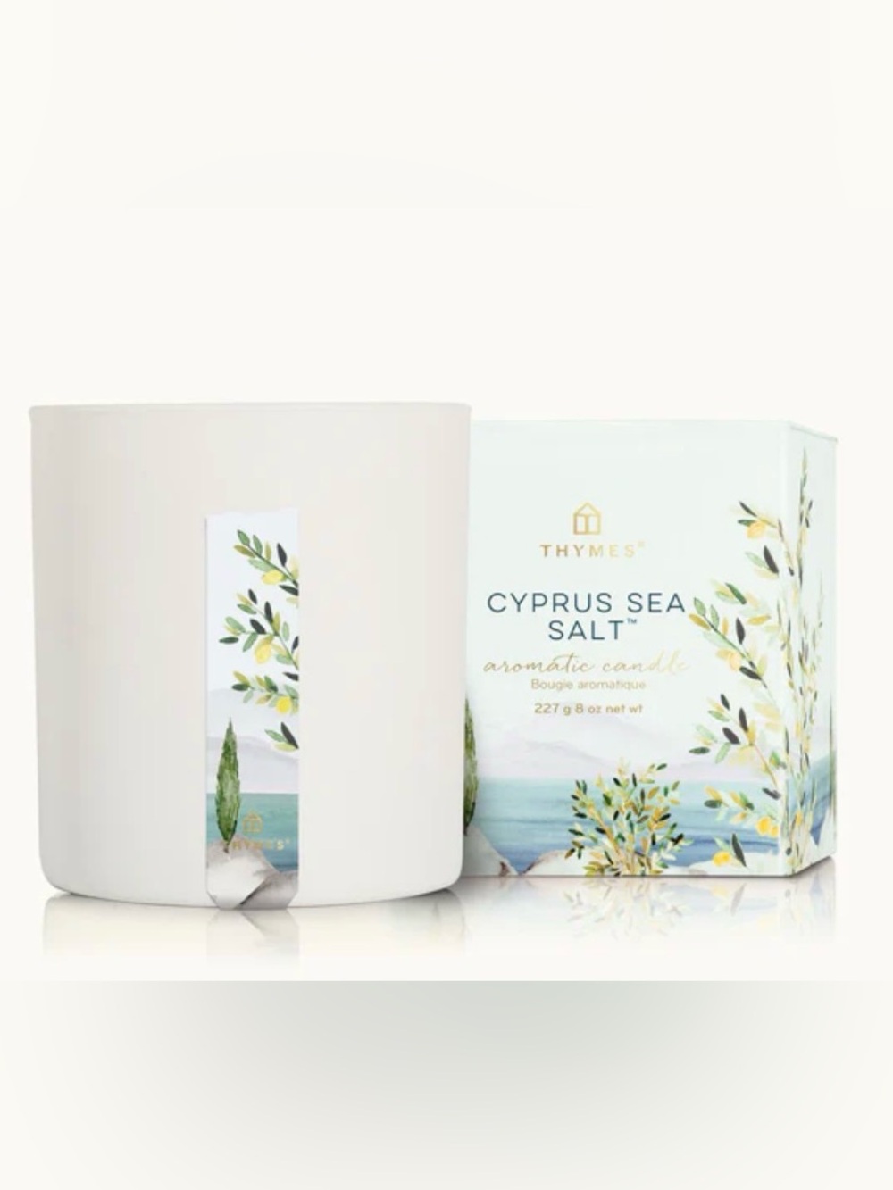Thymes Cyprus Sea Salt Aromatic Candle 227ml 8oz